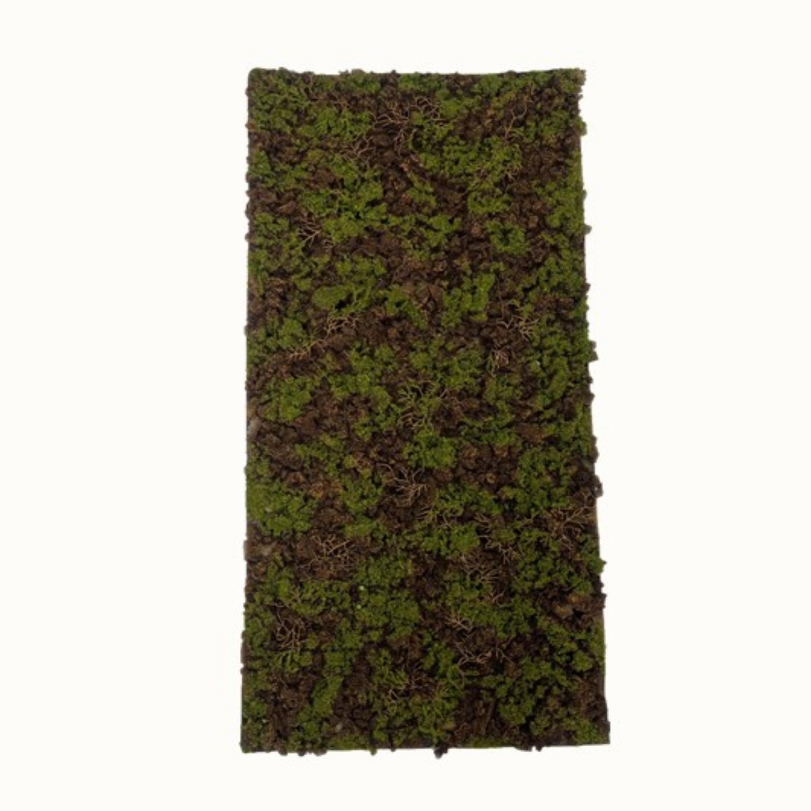 Τεχνητή Φυλλωσιά Moss "Gaia" Πράσινο με Μαύρο 50x100 εκ.