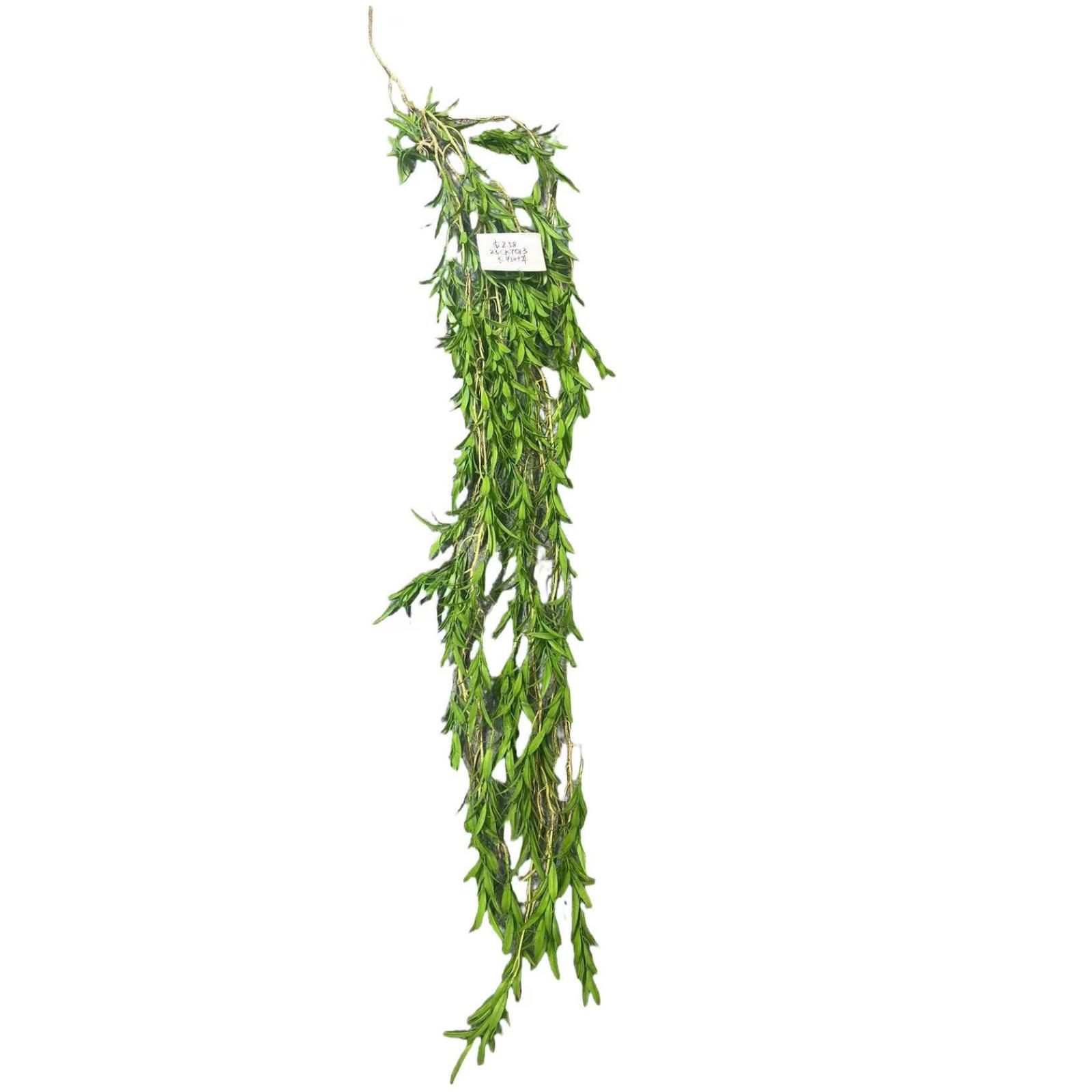 Τεχνητή Γιρλάντα Μπαμπού "Bamboo Flow" Πράσινη 190 εκ.