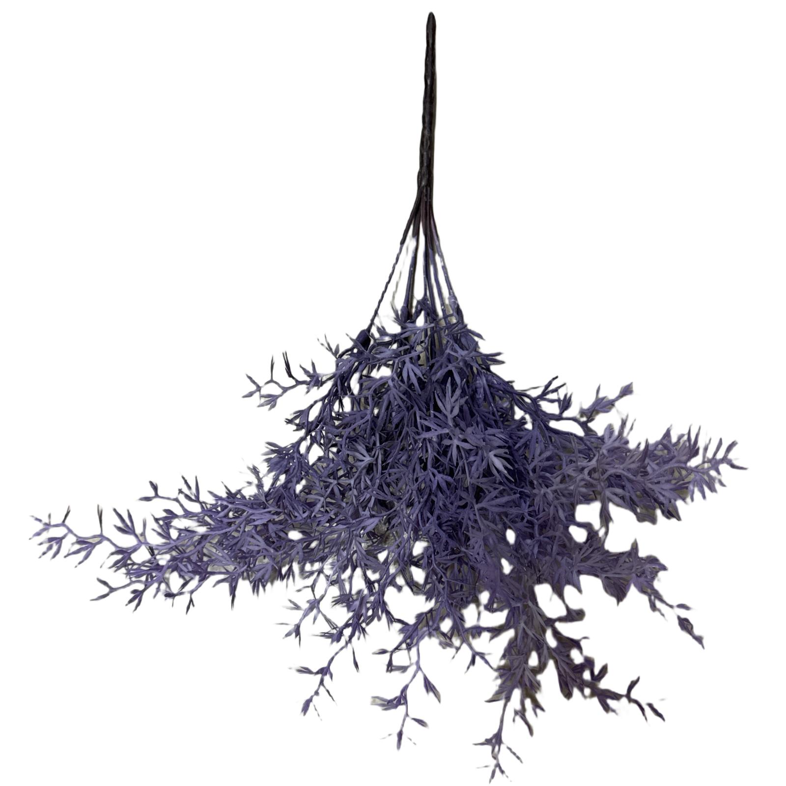 Τεχνητή Χωνευτή Φτέρη Staghorn "Purple Horn" Μώβ 40 εκ.