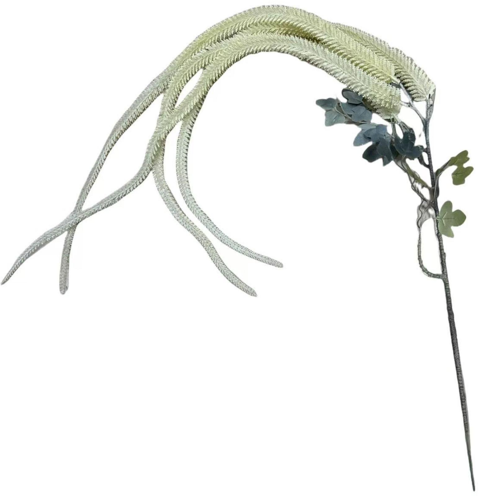 Τεχνητό Κλαδί Αμάρανθος "Snow Drop" Λευκό 130 εκ.