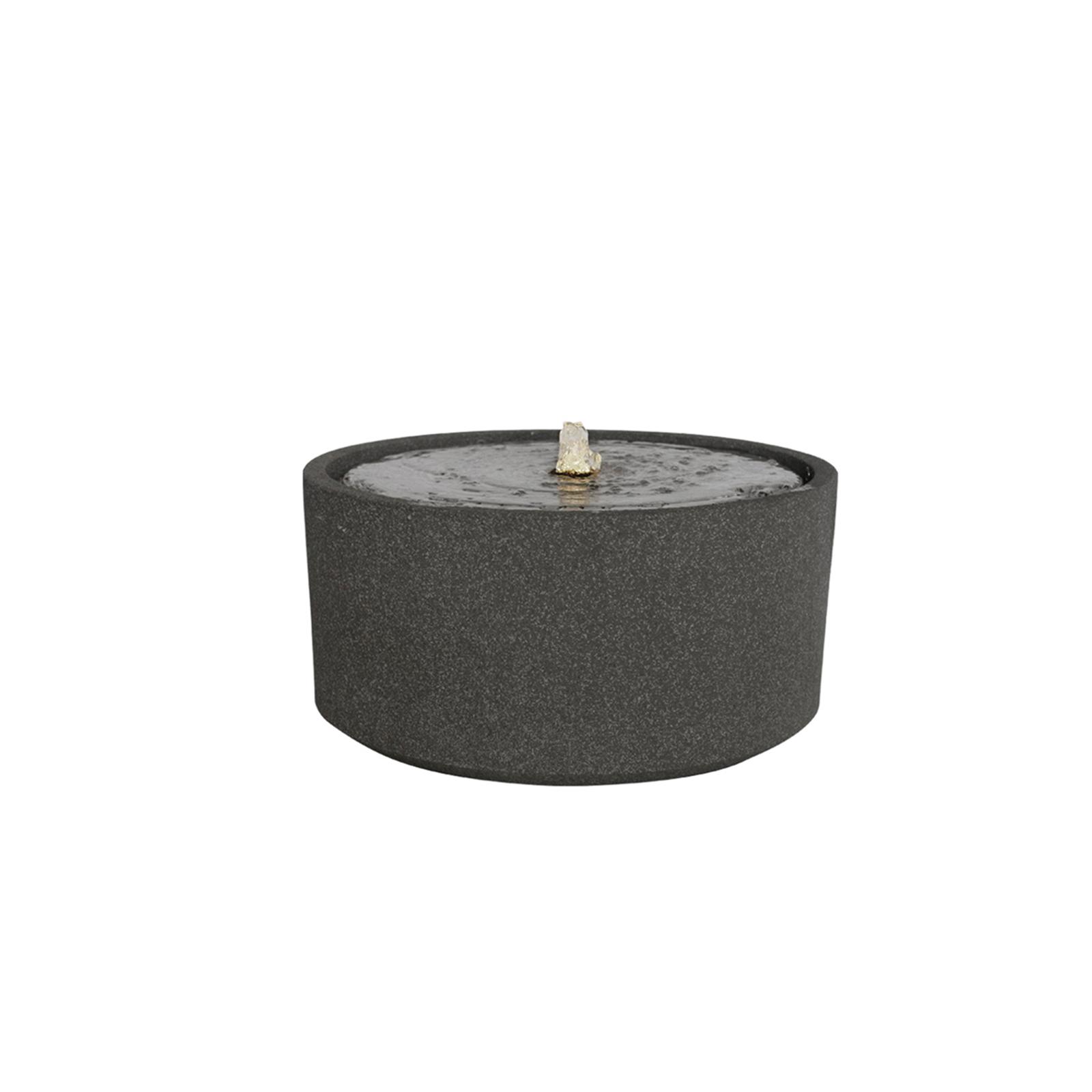 Συντριβάνι Ρητίνης "Zenfall" Μαύρο 42.5x42.5x22 εκ.