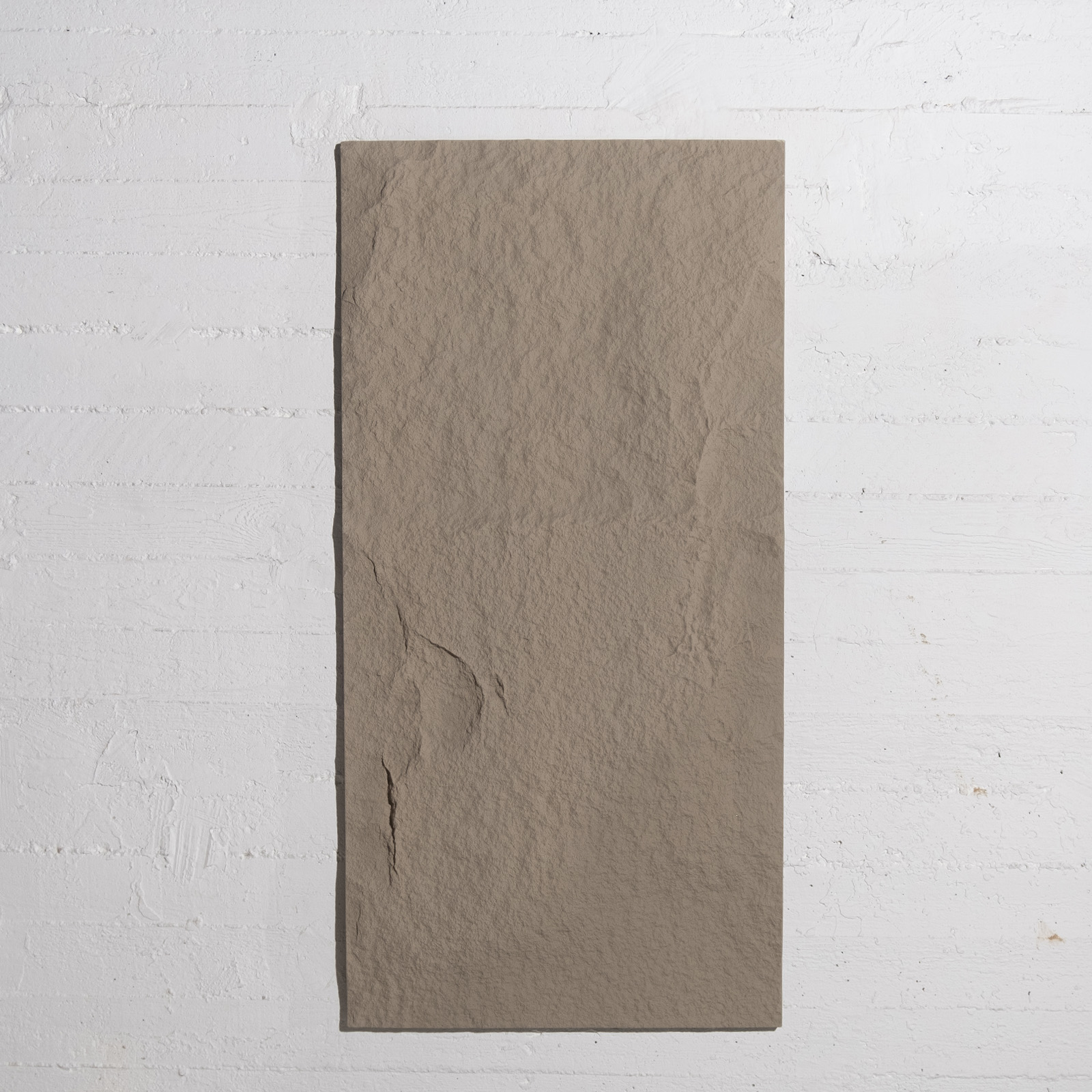 Τεχνητός Τοίχος PU Stone "Obsidian" Cement Γκρι 120x60x3 εκ.