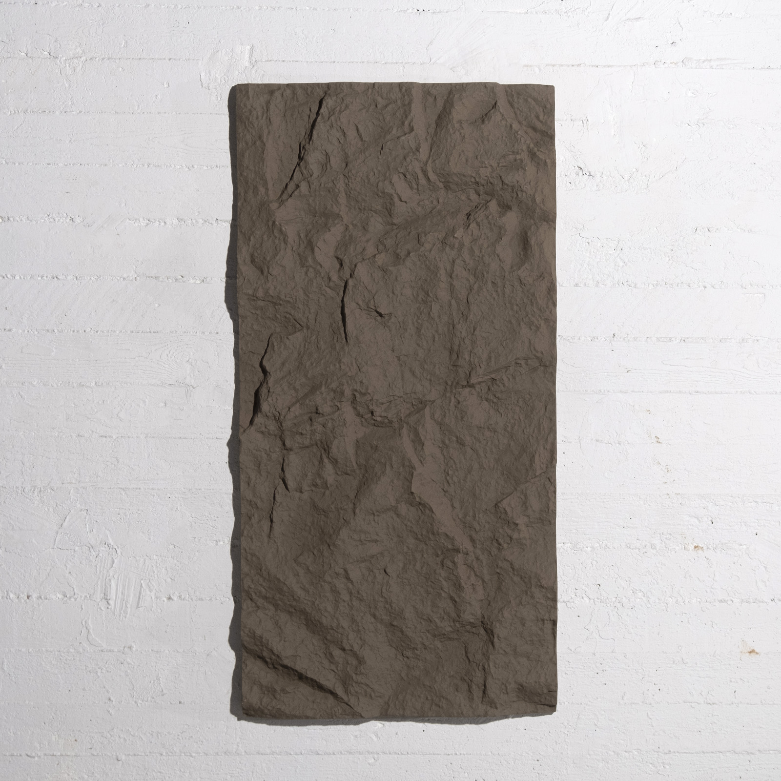 Τεχνητός Τοίχος PU Rock "Vesuvius" Γκρι 120x60x5,6 εκ.