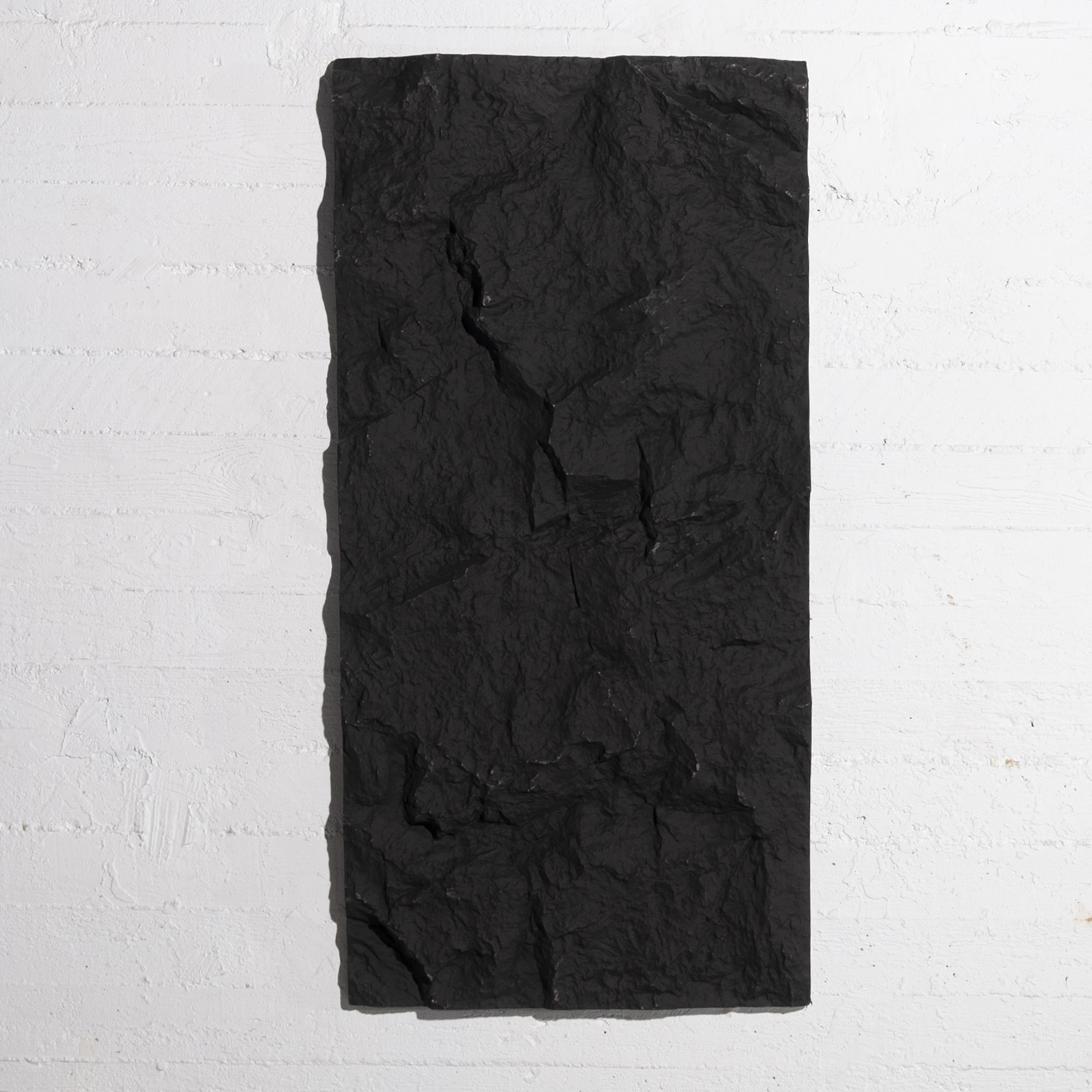 Τεχνητός Τοίχος PU Rock "Vesuvius" Μαύρος 120x60x5,6 εκ.