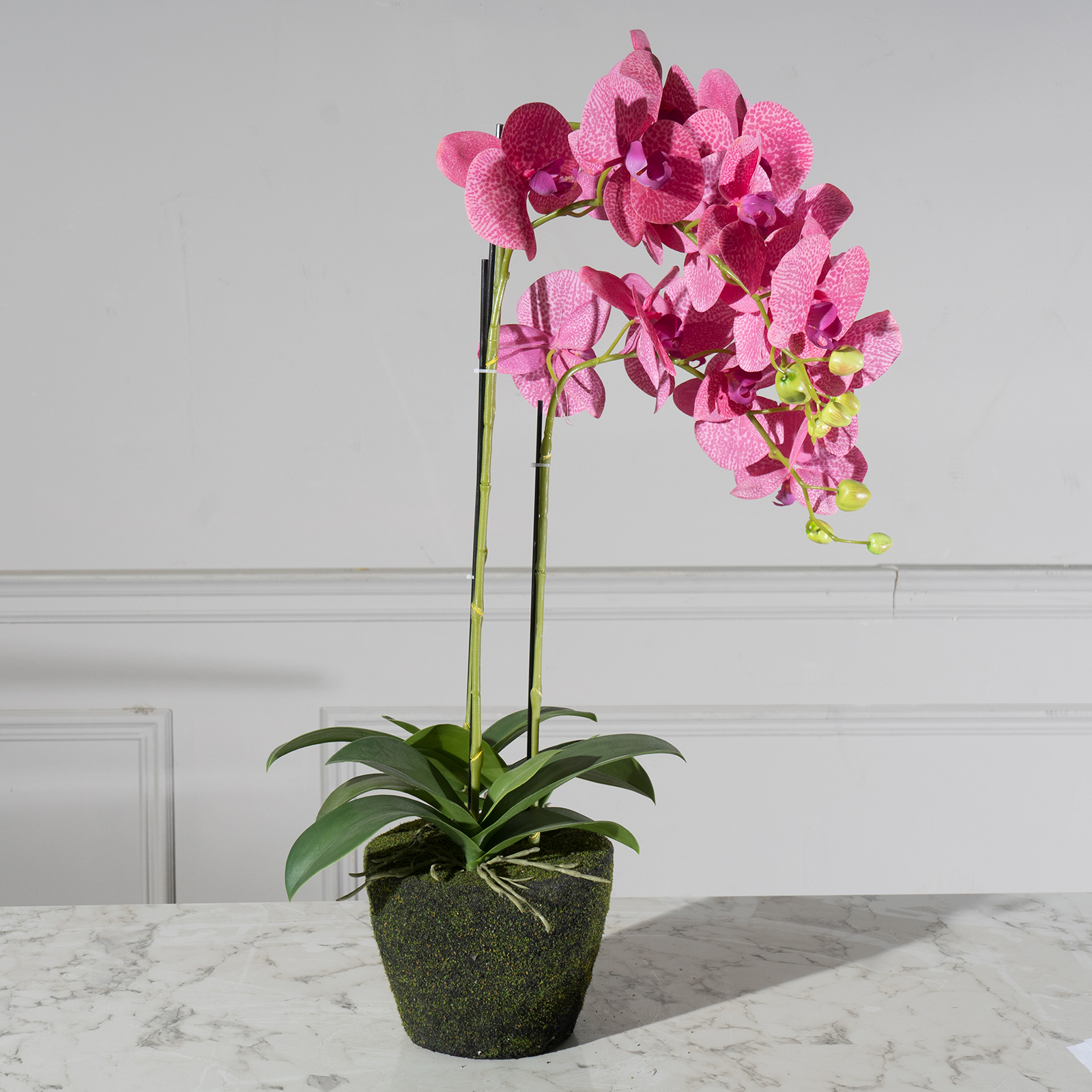 Τεχνητό Φυτό Ορχιδέα Phalaenopsis Ροζ 80 εκ.