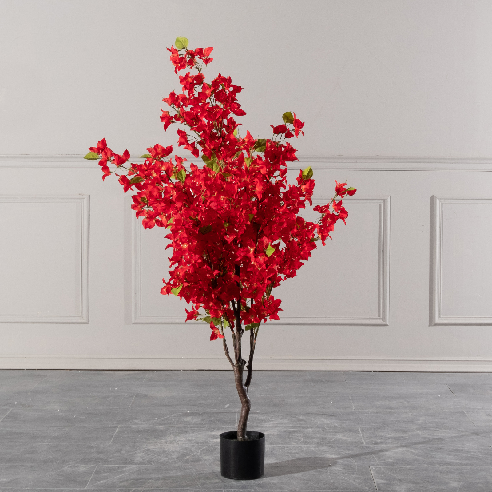 Τεχνητό Δέντρο Βουκαμβίλια "Spectabilis" Κόκκινο 65x75x150 εκ.
